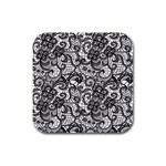 Encaje Rubber Square Coaster (4 pack) 