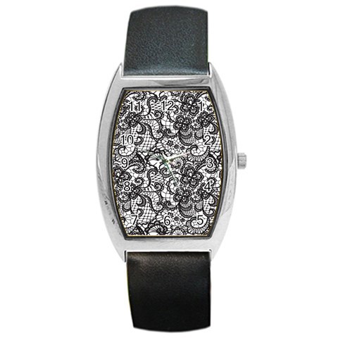 Encaje Barrel Style Metal Watch from ArtsNow.com Front
