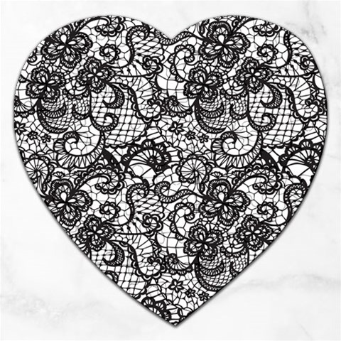 Encaje Jigsaw Puzzle (Heart) from ArtsNow.com Front