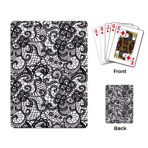 Encaje Playing Cards Single Design (Rectangle) from ArtsNow.com Back