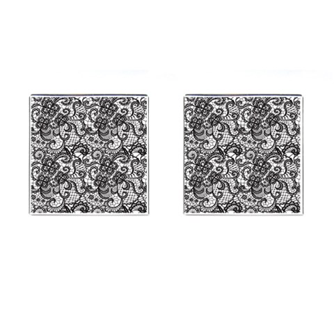 Encaje Cufflinks (Square) from ArtsNow.com Front(Pair)