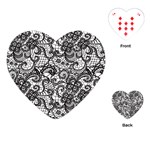 Encaje Playing Cards Single Design (Heart)