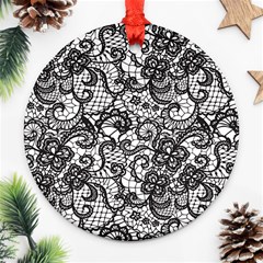 Encaje Round Ornament (Two Sides) from ArtsNow.com Front