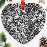 Encaje Heart Ornament (Two Sides)