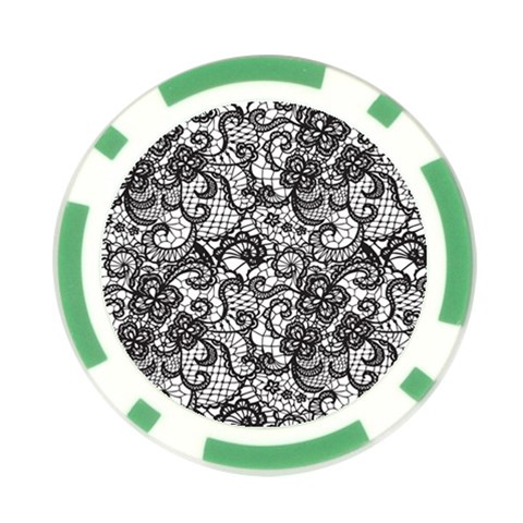 Encaje Poker Chip Card Guard (10 pack) from ArtsNow.com Front