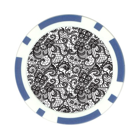 Encaje Poker Chip Card Guard (10 pack) from ArtsNow.com Front