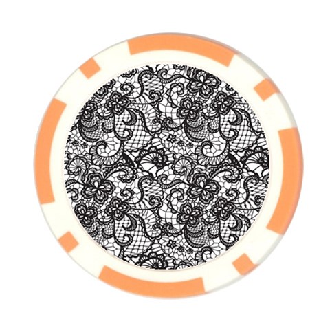 Encaje Poker Chip Card Guard (10 pack) from ArtsNow.com Front