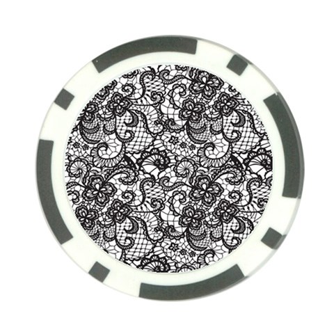 Encaje Poker Chip Card Guard (10 pack) from ArtsNow.com Back