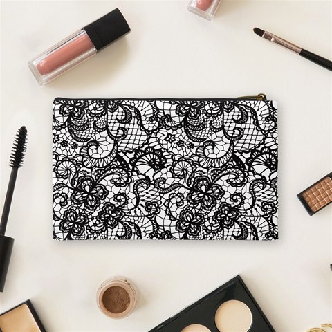 Encaje Cosmetic Bag (Medium) from ArtsNow.com Back