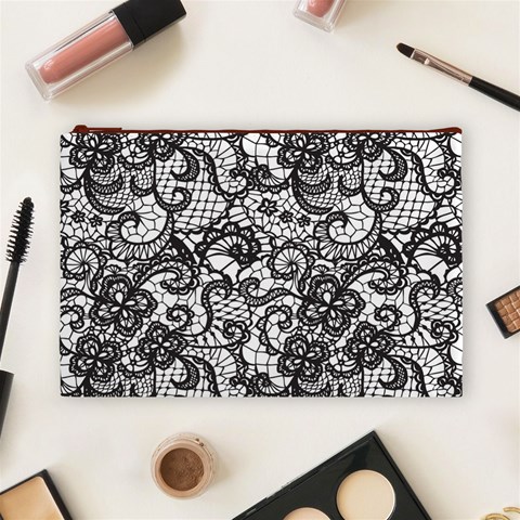Encaje Cosmetic Bag (Large) from ArtsNow.com Front