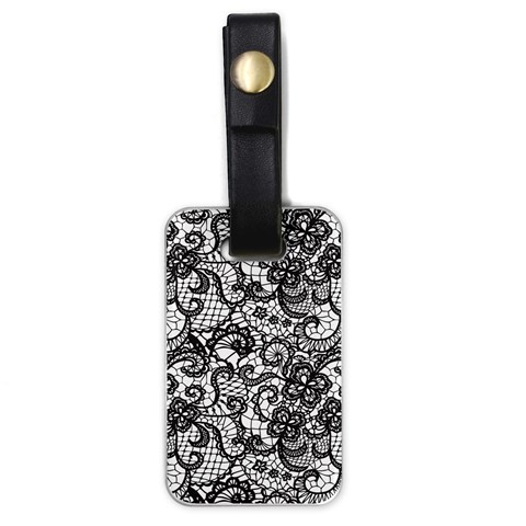 Encaje Luggage Tag (one side) from ArtsNow.com Front
