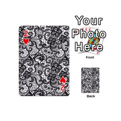 Encaje Playing Cards 54 Designs (Mini) from ArtsNow.com Front - Heart2