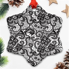 Encaje Snowflake Ornament (Two Sides) from ArtsNow.com Back