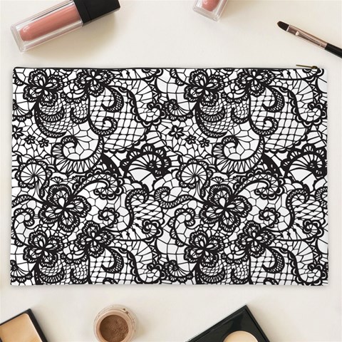 Encaje Cosmetic Bag (XXL) from ArtsNow.com Back