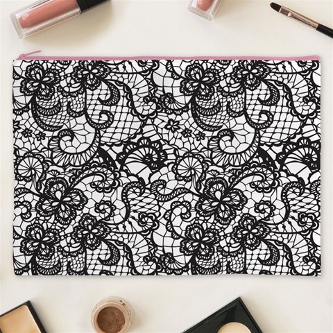 Encaje Cosmetic Bag (XXXL) from ArtsNow.com Front