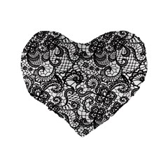 Encaje Standard 16  Premium Heart Shape Cushions from ArtsNow.com Back
