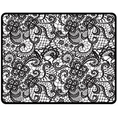 Encaje Double Sided Fleece Blanket (Medium)  from ArtsNow.com 58.8 x47.4  Blanket Back