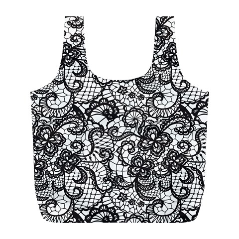 Encaje Full Print Recycle Bag (L) from ArtsNow.com Front
