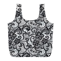 Encaje Full Print Recycle Bag (L) from ArtsNow.com Back