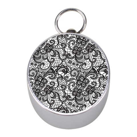 Encaje Mini Silver Compasses from ArtsNow.com Front