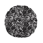 Encaje Standard 15  Premium Flano Round Cushions