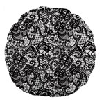 Encaje Large 18  Premium Flano Round Cushions