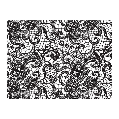 Encaje Double Sided Flano Blanket (Mini)  from ArtsNow.com 35 x27  Blanket Back