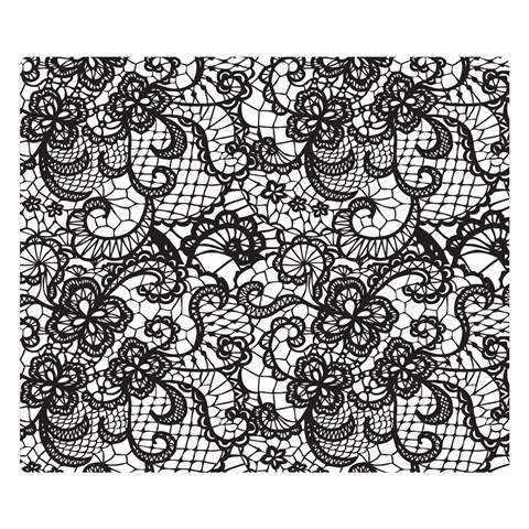Encaje Double Sided Flano Blanket (Small)  from ArtsNow.com 50 x40  Blanket Front