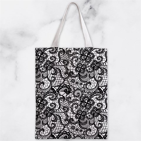 Encaje Zipper Classic Tote Bag from ArtsNow.com Front