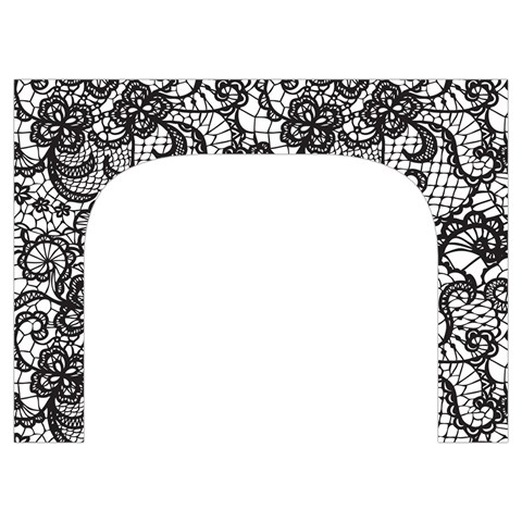 Encaje Toiletries Pouch from ArtsNow.com Front