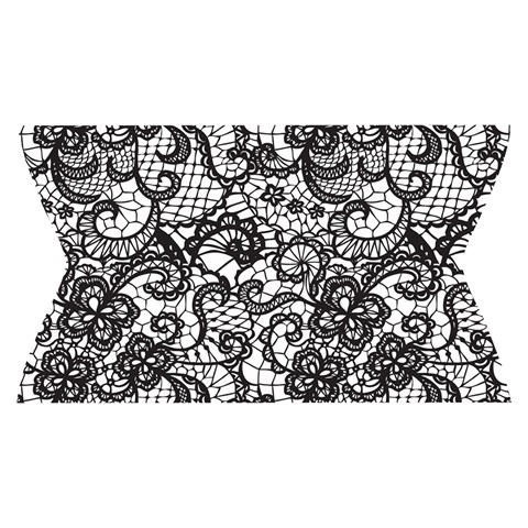 Encaje Yoga Cropped Leggings from ArtsNow.com Waistband Back