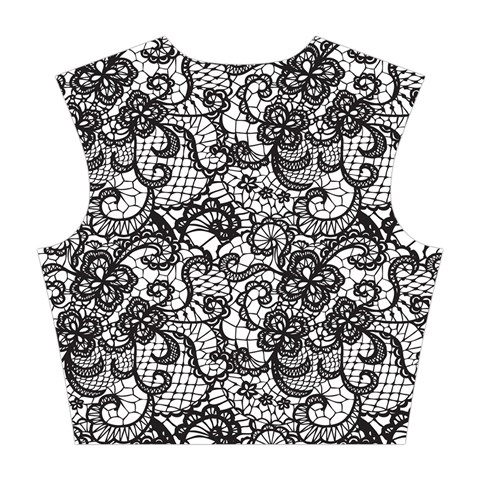 Encaje Cotton Crop Top from ArtsNow.com Back