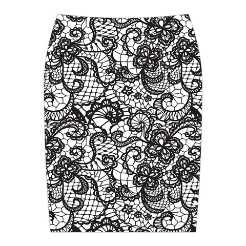 Encaje Midi Wrap Pencil Skirt from ArtsNow.com Back