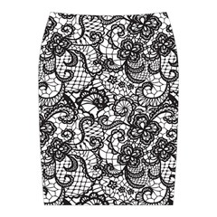 Encaje Midi Wrap Pencil Skirt from ArtsNow.com Back