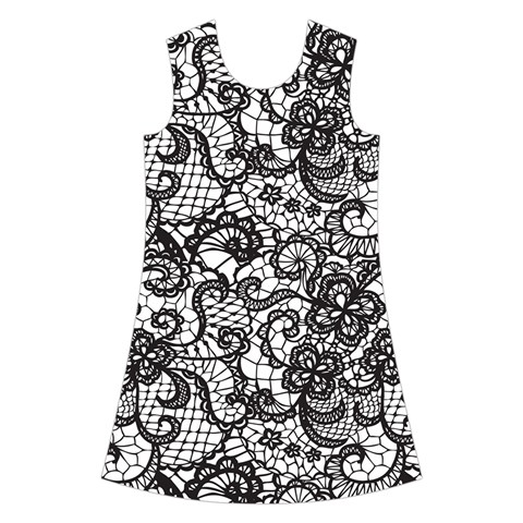 Encaje Kids  Short Sleeve Velvet Dress from ArtsNow.com Front
