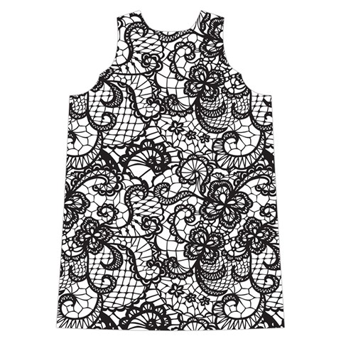 Encaje Shoulder Cutout Velvet One Piece from ArtsNow.com Back