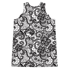 Encaje Shoulder Cutout Velvet One Piece from ArtsNow.com Back