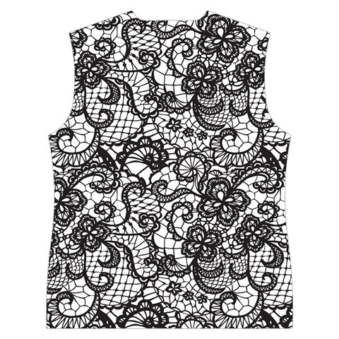 Encaje Women s Button Up Vest from ArtsNow.com Back