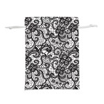 Encaje Lightweight Drawstring Pouch (L)