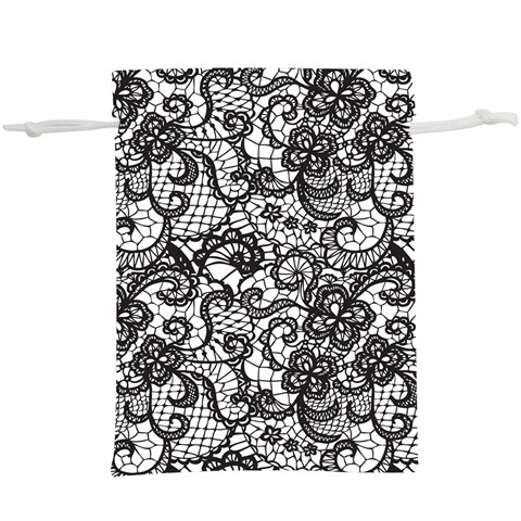 Encaje  Lightweight Drawstring Pouch (XL) from ArtsNow.com Front