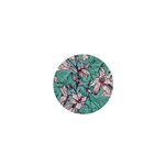 Vintage Floral Pattern 1  Mini Buttons