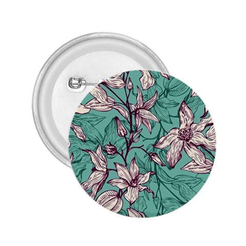 Vintage Floral Pattern 2.25  Buttons from ArtsNow.com Front