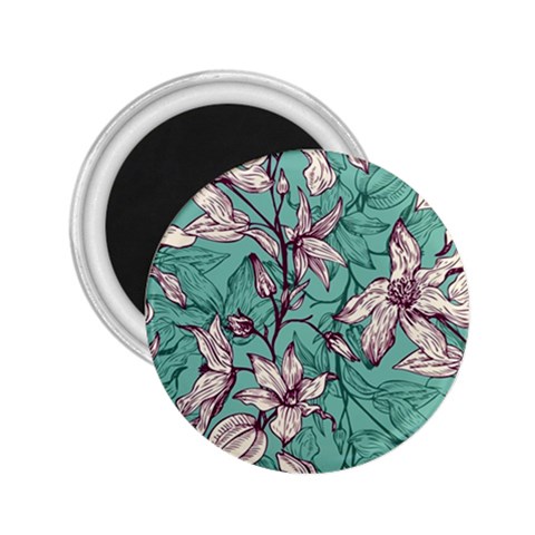Vintage Floral Pattern 2.25  Magnets from ArtsNow.com Front