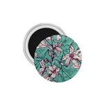 Vintage Floral Pattern 1.75  Magnets