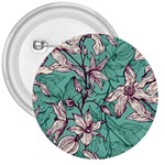 Vintage Floral Pattern 3  Buttons