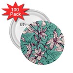 Vintage Floral Pattern 2.25  Buttons (100 pack) 