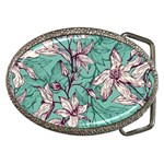 Vintage Floral Pattern Belt Buckles