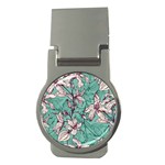 Vintage Floral Pattern Money Clips (Round) 