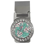Vintage Floral Pattern Money Clips (CZ) 