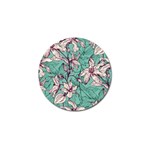 Vintage Floral Pattern Golf Ball Marker (10 pack)